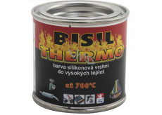 Bisil Thermo silikonová žáruvzdorná vyrchní barva černá 80 g