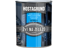 Hostagrund 2v1 S2160 základní i vrchní barva na kov, 0910 hliníková, 600 ml