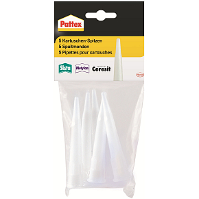 PATTEX Ersatz-Applikationsspitzen für Kartuschen, 5 Stk