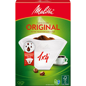 Melitta Original Kaffeefilter 1×4, 40 Stk