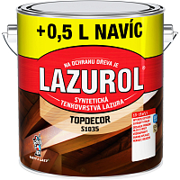 Lazurol Topdecor S1035 dünnschichtige Holzlasur T021 Walnuss, 2,5 + 0,5 l