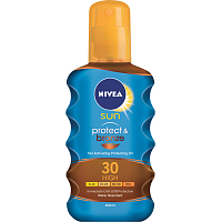 Nivea Sun Protect & bronze OF 30 Öl zum Bräunen, 200 ml