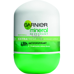 Garnier Mineral Extra Fresh 50 ml alkoholfreies Deo Roll-on für Frauen