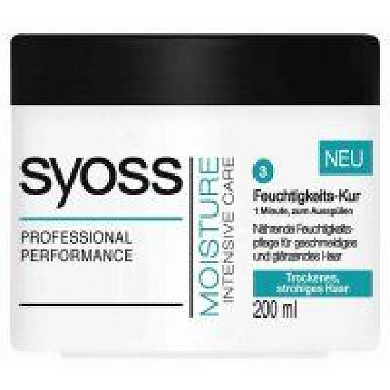 Syoss Moisture Intensive Care Intensivhaarmaske trockenes und sprödes Haar 200 ml