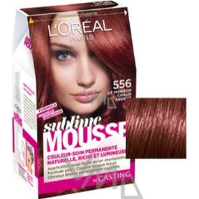 Loreal Sublime Mousse Hair Color 556 Mahagoni mit Leidenschaft