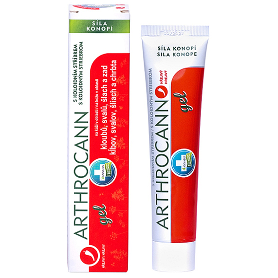 Annabis Arthrocann wärmendes Hanfgel mit kolloidalem Silber für Gelenke, Sehnen, Muskeln und Rücken 75 ml