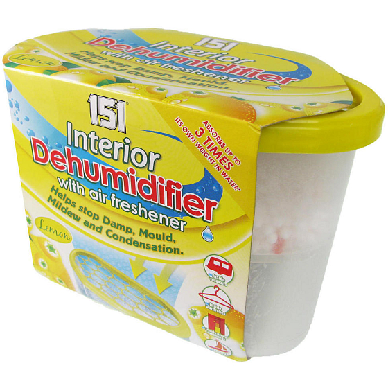 151 Innenentfeuchter Zitronenentfeuchter mit Lufterfrischer 300 g