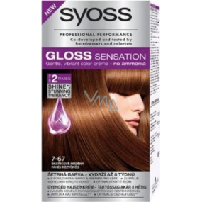 Syoss Gloss Sensation Schonende Haarfarbe ohne Ammoniak 7-67 Zimtkupfer 115 ml