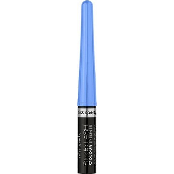 Miss Sports Studio Lash Color flüssiger Eyeliner 001 Arty Blue Spring 3,5 ml
