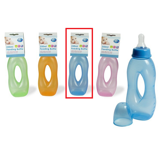 Erste Schritte Teardrop 0+ Babyflasche Blau 250 ml