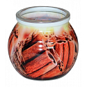 Zimt dekorative aromatische Kerze in Glas 80 g zugeben