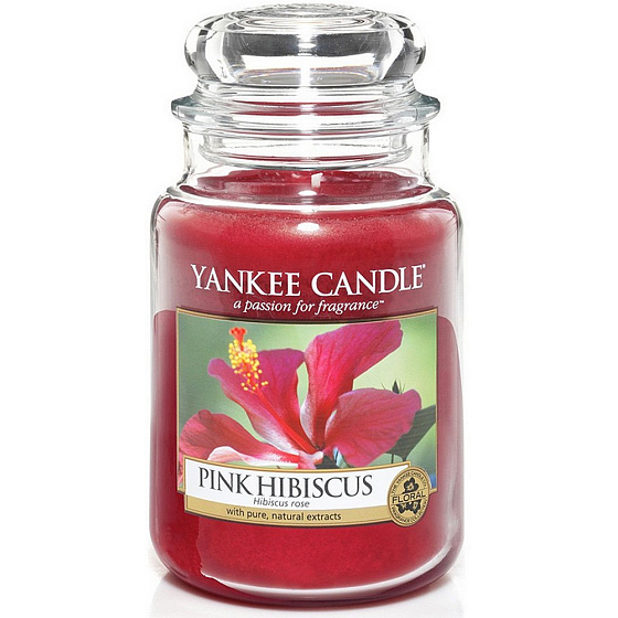 Yankee Candle Pink Hibiscus Klassisches großes Glas 623 g