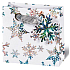 BSB Luxus Geschenk Papiertüte 23 x 9 x 9 cm Weihnachten Eiskristalle Vip LDT 370-CD