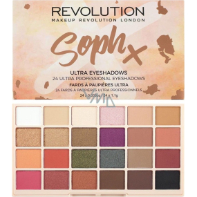 Makeup Revolution Soph Lidschatten-Lidschatten-Palette 24 x 1,1 g