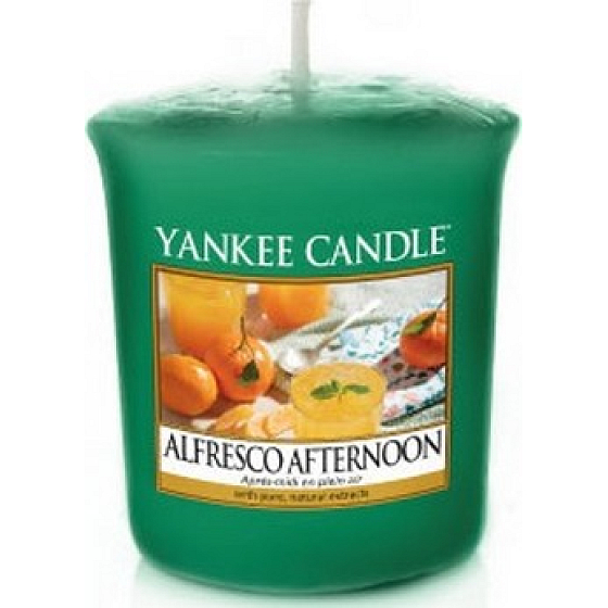 Yankee Candle Alfresco Afternoon - Nachmittags duftende Votivkerze im Freien 49 g
