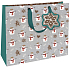 Nekupto Geschenk Papiertüte Luxus 33 x 33 cm Weihnachten WLIL 1790