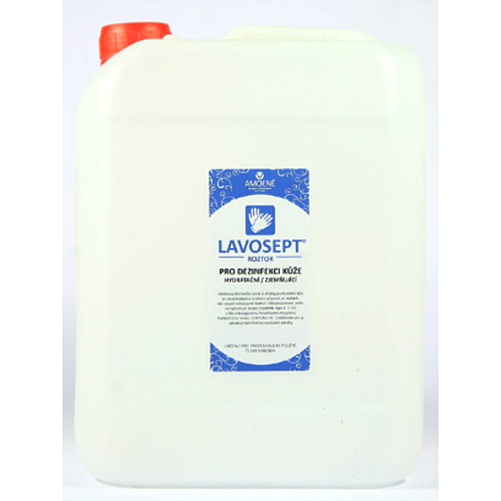 Lavosept K Lemon Hautdesinfektionslösung für den professionellen Gebrauch mehr als 75% Alkohol 5 l