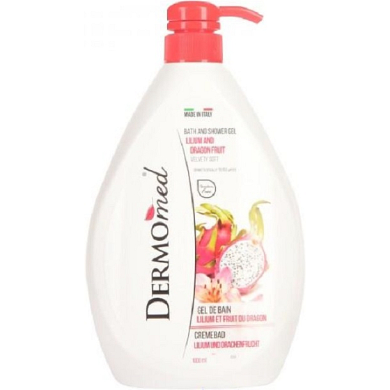 Dermomed Lilium & Dragon Fruit Duschgel 1 l Spender