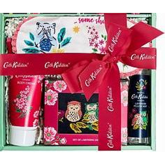Heathcote & Ivory Magical Woodland Körpercreme 100 ml + Badesalz 4 x 25 g + Kissen Duft 50 ml + Schlafmaske, Kosmetikset