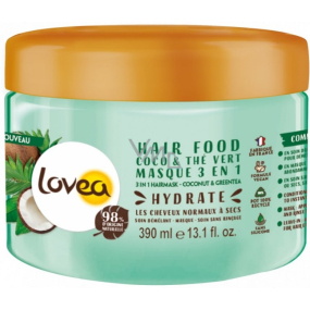 Lovea Kokosnuss und grüner Tee 3in1 Maske, Conditioner und Leave-In für normales und trockenes Haar 390 ml