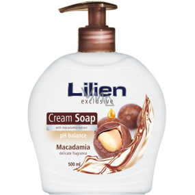 Lilien Exclusive Macadamia cremiger Flüssigseifenspender 500 ml