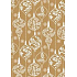 Ditipo Geschenkpapier 70 x 500 cm Goldene weiße Ornamente