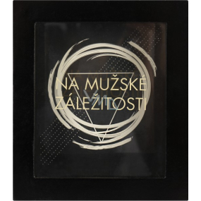 Albi Schatzkästchen in einem Rahmen Männliche Affäre 14 x 16 x 10 cm