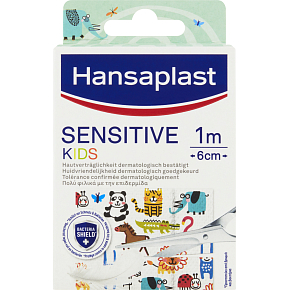 Hansaplast Sensitive Kids Kinderpflaster für empfindliche Haut, 10 Stk.