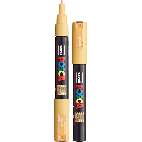 Posca Universal-Acrylmarker 0,7 - 1 mm Apricot PC-1M