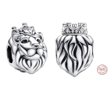 Sterling Silber 925 Royal Lion, Perle auf Armband Symbol