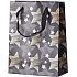 Emocio Geschenkpapier Tasche 18 x 23 cm Weihnachtsstern schwarz