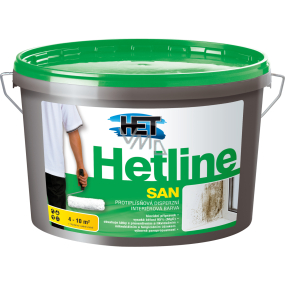 Het Hetline San Active protiplísňová malířská barva, 1,5 kg Het Hetline San Active protiplísňová malířská barva, 1,5 kg