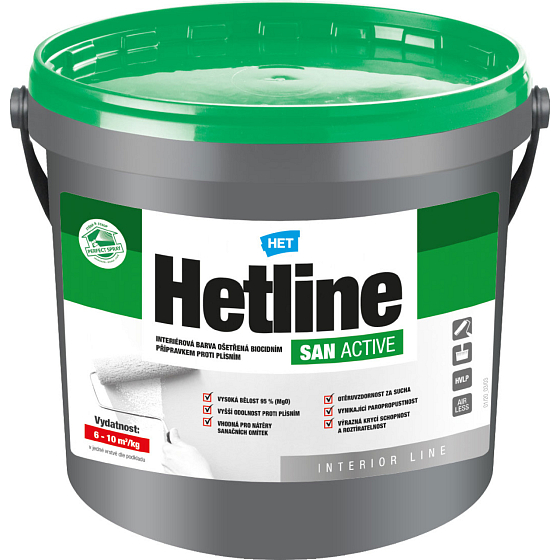 Het Hetline San Active fungizide Malfarben, 1,5 kg