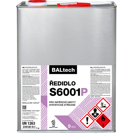 BALTECH Verdünnung S6001P Profi, nur für Gewerbetreibende, 9 l - Bei der Bestellung dieses Produkts ist es erforderlich, einen Gewerbeschein vorzulegen