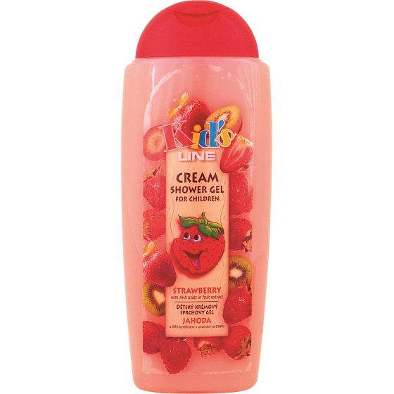 Bohemia Gifts Kids Strawberry cremiges Duschgel 300 ml