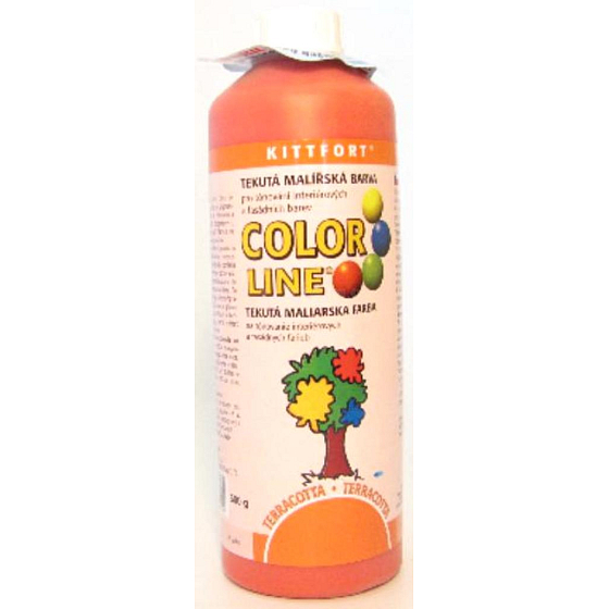 Kittfort Color Line Flüssigfarbe Terracotta 500 g