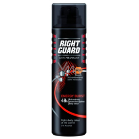Right Guard Energy Burst Deodorant Spray für Männer 150 ml