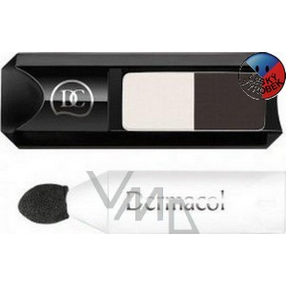 Dermacol Lidschatten oduo Eyeshadow 6 Pearl. Weiß-Anthrazit 1,8 g