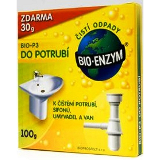 Bio-Enzym Bio-P3 Biologisches Produkt zur Permeation verstopfter Rohre und zur Geruchsreduzierung 100 g stellen den natürlichen Zersetzungsprozess wieder her