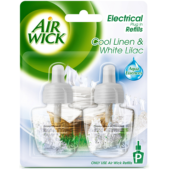Air Wick Fresh Lingerie & White Lily Elektrischer Lufterfrischer Nachfüllung 2 x 19 ml