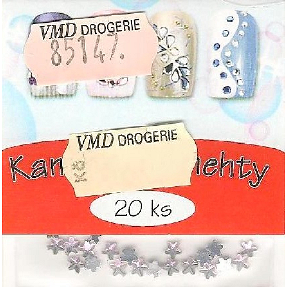 Professionelle Nageldekorationen Strass Sterne Sterne hellrosa 20 Stück