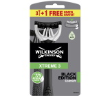 Wilkinson Xtreme 3 Black Edition Rasiermesser für Herren 4 Stück