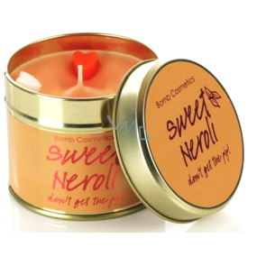 Bomb Cosmetics Neroli - Sweet Neroli Duftende natürliche, handgefertigte Kerze in einer Blechdose brennt bis zu 35 Stunden