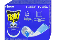 Raid Elektrischer Verdampfer, trockene Kissen 1+10 Stück