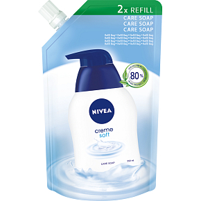 Nivea Creme Soft Flüssigseife Nachfüllpackung, 500 ml
