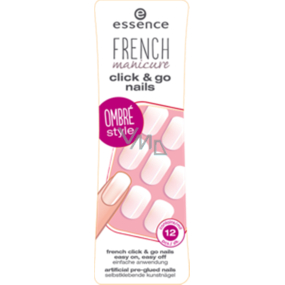 Essence French Manicure Click & Go Klebenägel 03 Mädchen wollen einfach nur Spaß haben 12 Stück