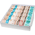 Ditipo Stoffband mit Draht beige-braun kariert 3 mx 25 mm