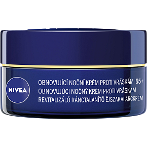 Nivea Anti-Wrinkle Revitalizing 55+ regenerierende Nachtcreme gegen Falten, 50 ml