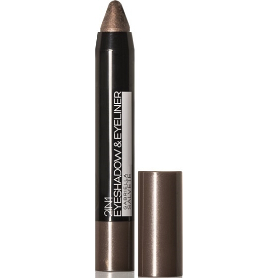 Gabriella Salvete Eyeshadow & Eyeliner 2in1 metallic Lidschatten und Bleistift 02 Braun 3,5 g