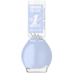 Miss Sports Clubbing Color Nagellack 305 Fluffy Blue 7 ml
